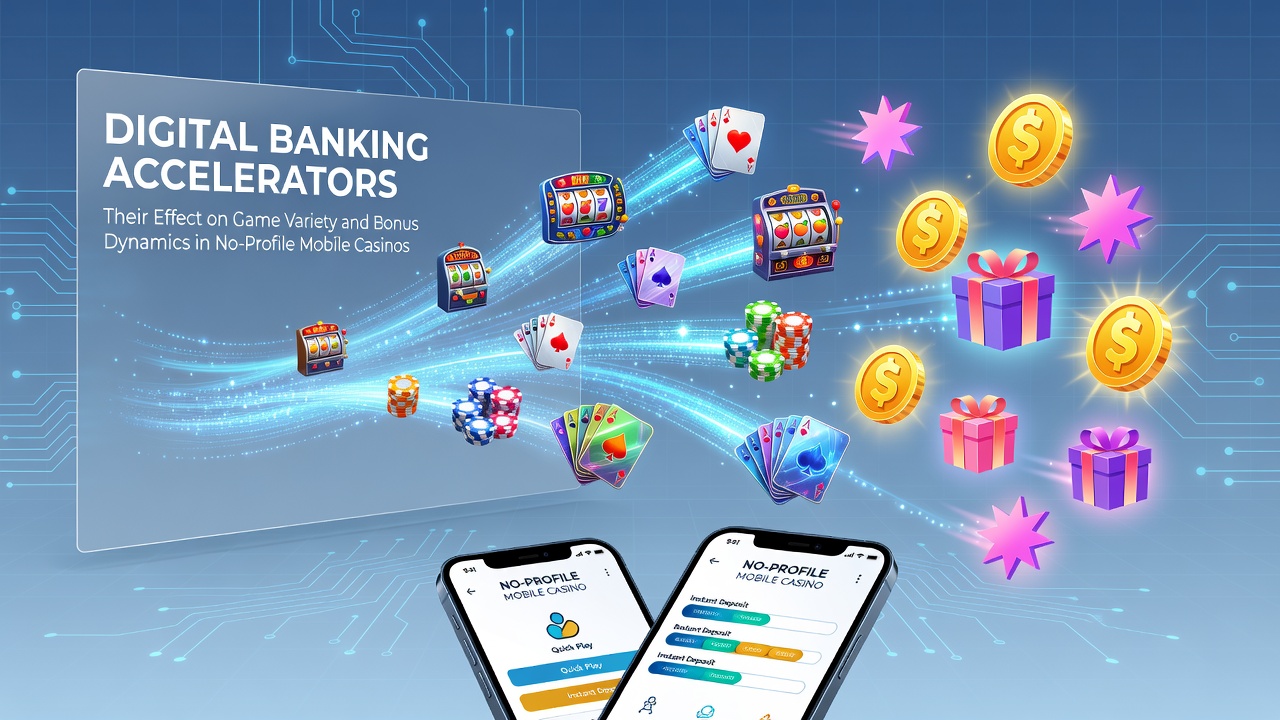 Digital banking accelerators enabling instant access to diverse mobile casino games without profiles