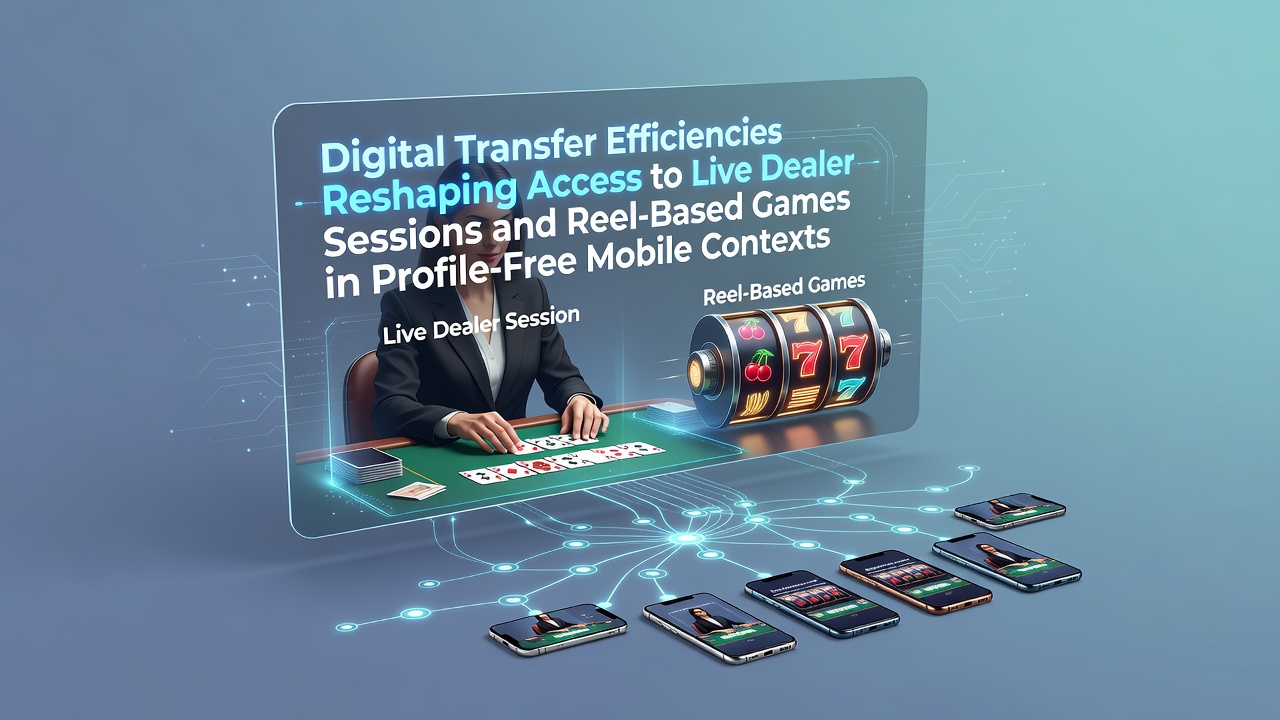 Digital transfer efficiencies reshaping mobile casino access to live dealer and reel games