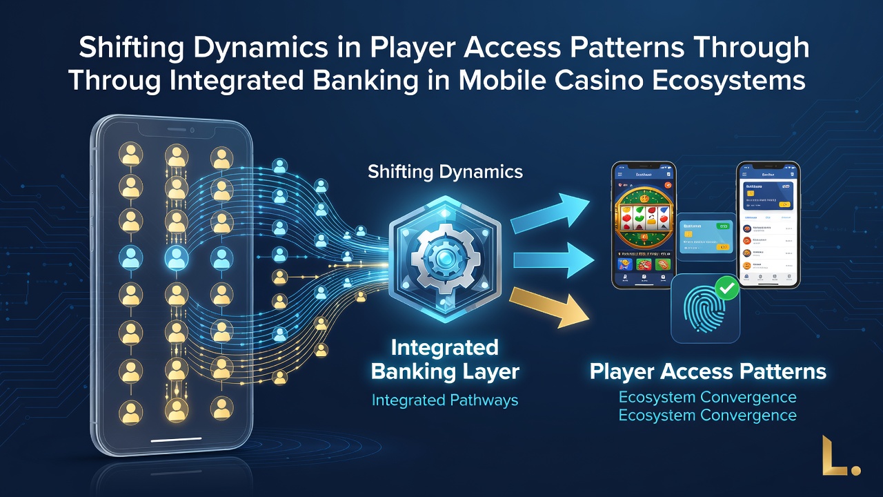 Illustration of seamless bank transfer flow into mobile gaming sessions on portable devices