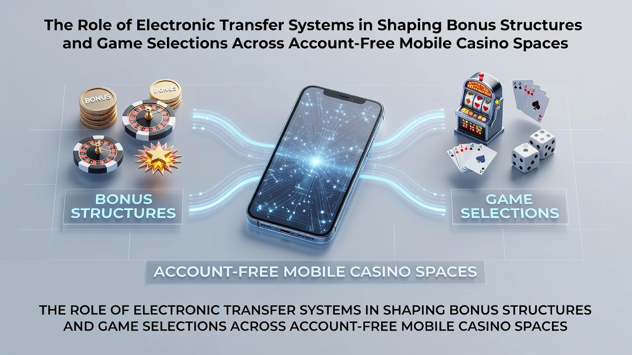 Electronic transfer systems enabling instant deposits in mobile casino environments without account creation