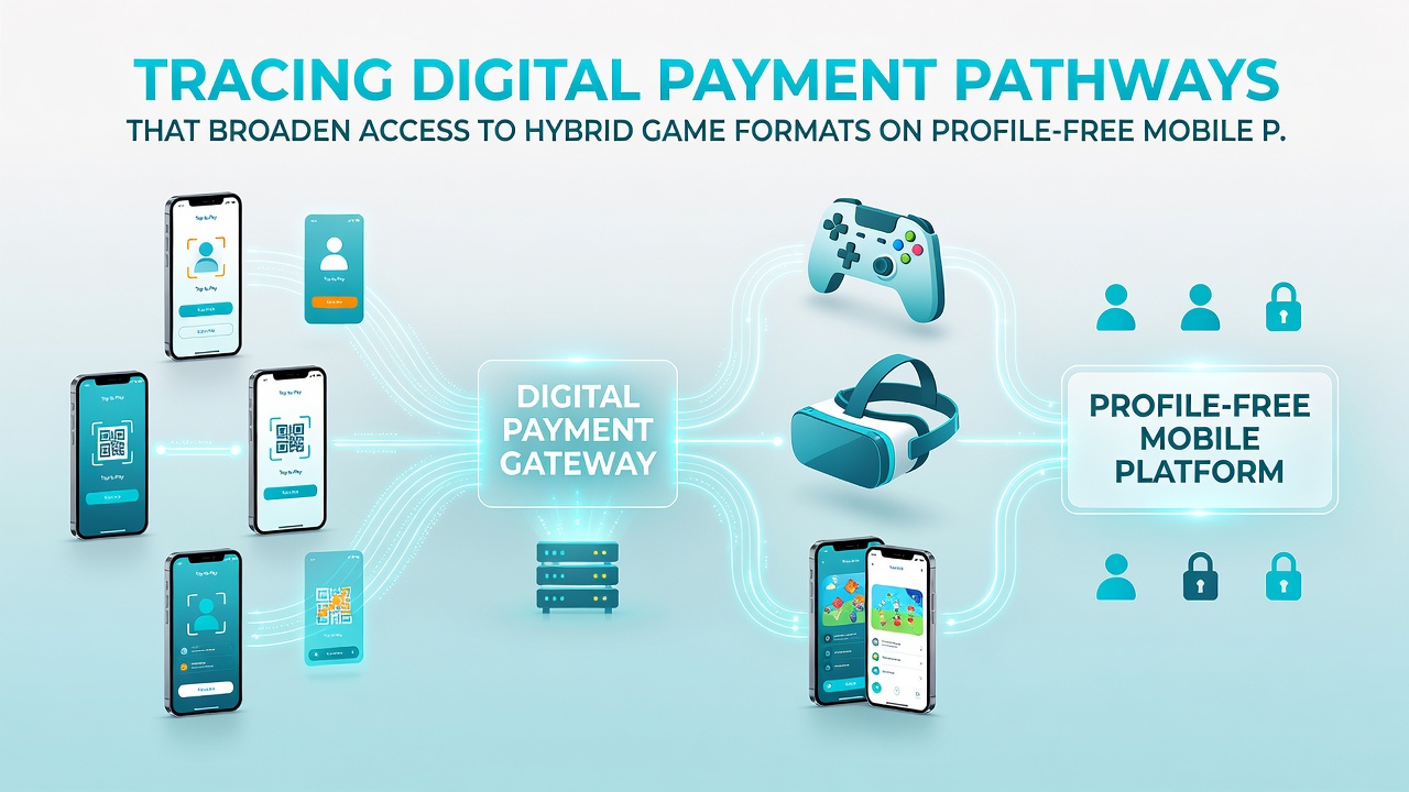 Mobile interface showing hybrid game access via direct bank transfers